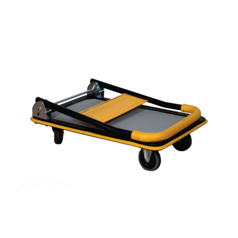 Caminhão de plataforma dobrável